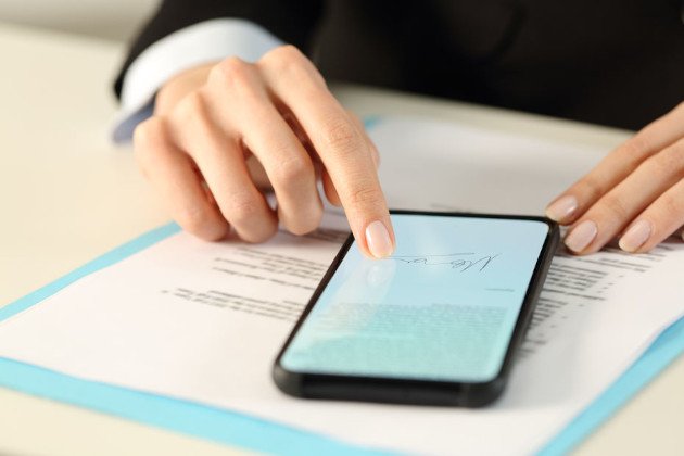 Signature électronique en ligne